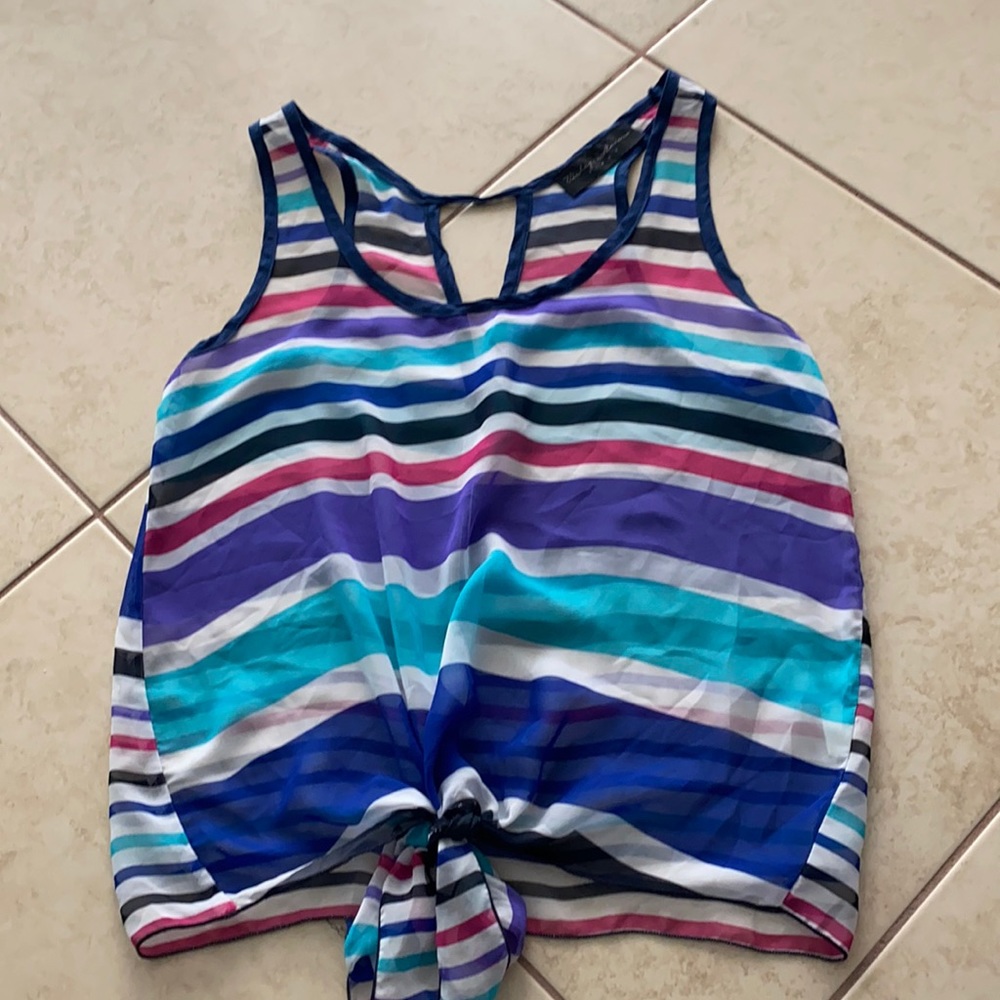 Multi colored tank top